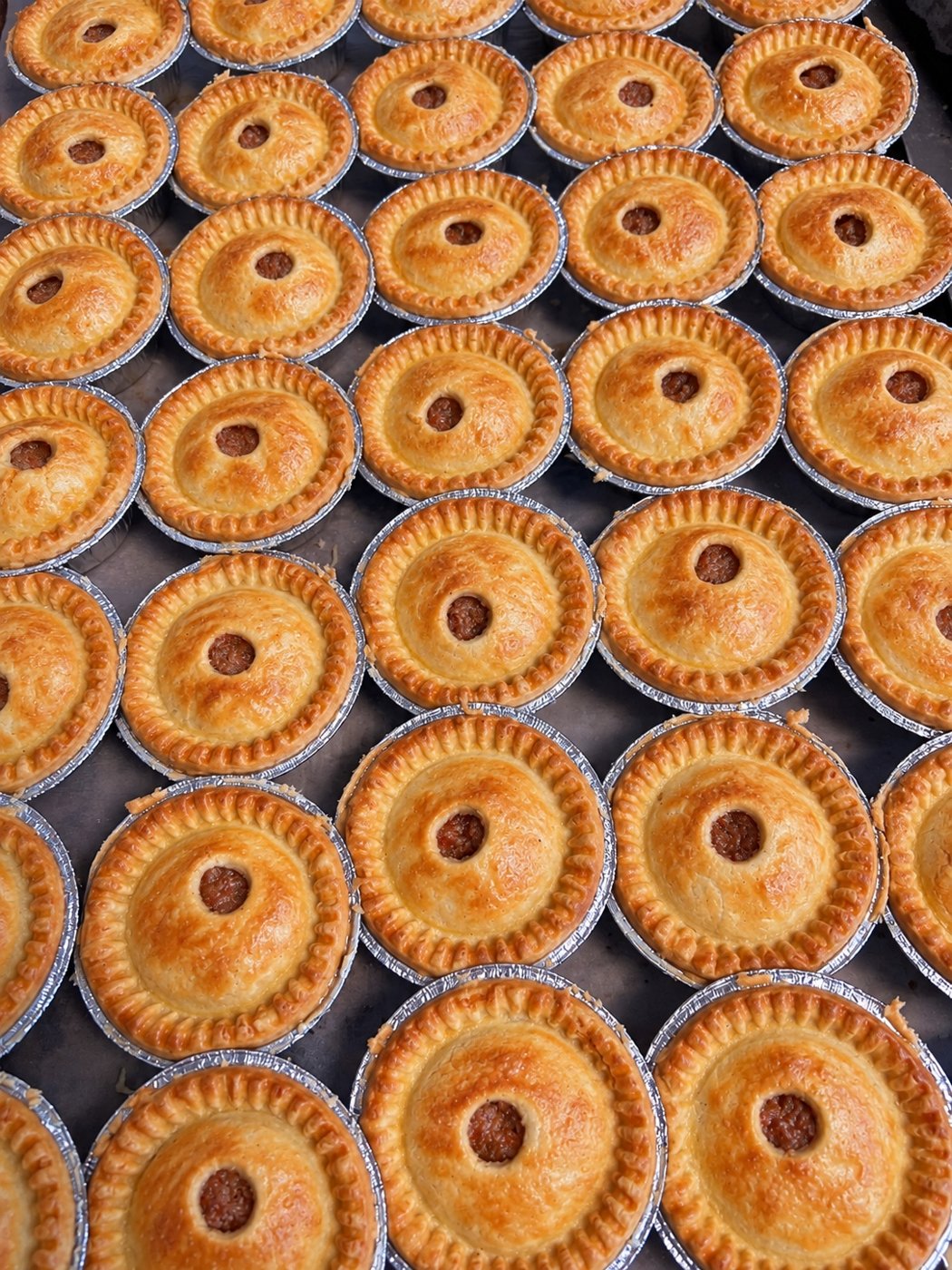 Golden pies from Yorkshire Pie Bakery